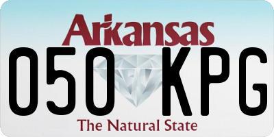 AR license plate 050KPG