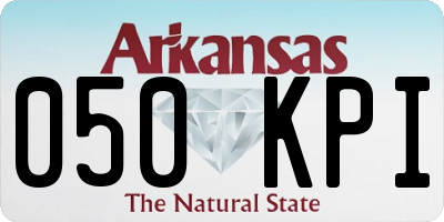 AR license plate 050KPI