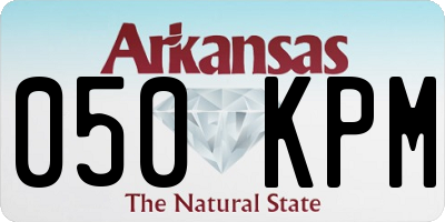 AR license plate 050KPM