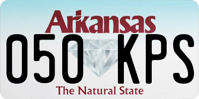 AR license plate 050KPS