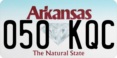 AR license plate 050KQC