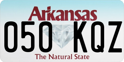 AR license plate 050KQZ