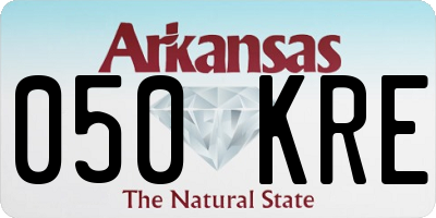 AR license plate 050KRE