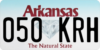 AR license plate 050KRH