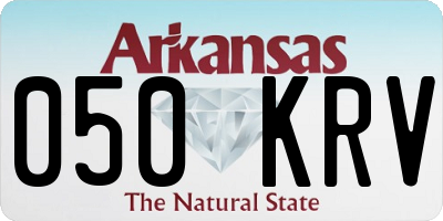 AR license plate 050KRV