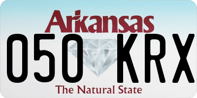 AR license plate 050KRX