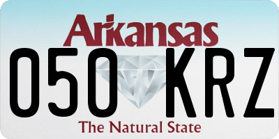 AR license plate 050KRZ