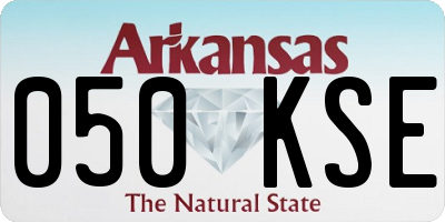 AR license plate 050KSE
