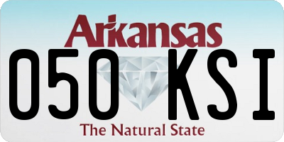 AR license plate 050KSI