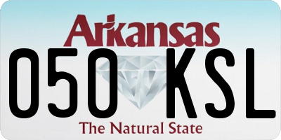 AR license plate 050KSL