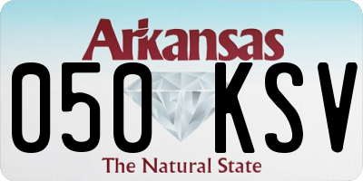 AR license plate 050KSV