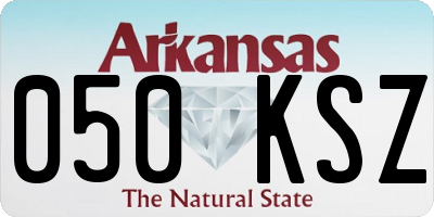 AR license plate 050KSZ