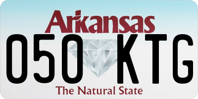 AR license plate 050KTG