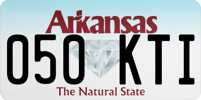 AR license plate 050KTI