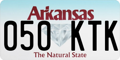 AR license plate 050KTK