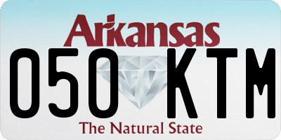 AR license plate 050KTM