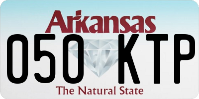 AR license plate 050KTP
