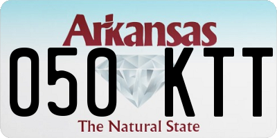 AR license plate 050KTT