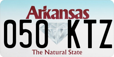 AR license plate 050KTZ