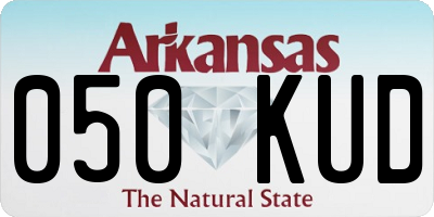 AR license plate 050KUD
