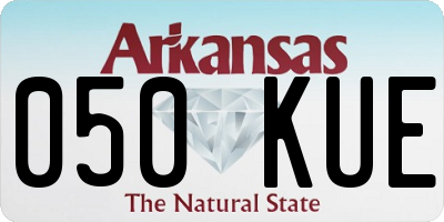 AR license plate 050KUE