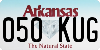 AR license plate 050KUG
