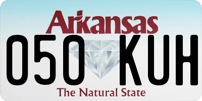 AR license plate 050KUH