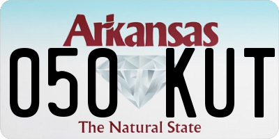 AR license plate 050KUT