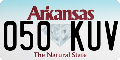 AR license plate 050KUV
