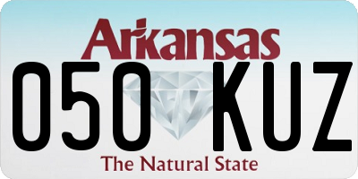 AR license plate 050KUZ