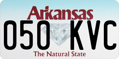 AR license plate 050KVC