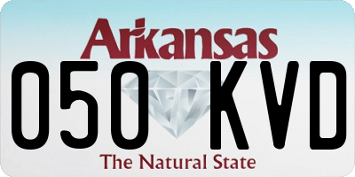 AR license plate 050KVD