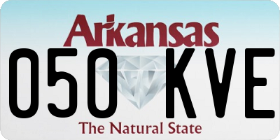 AR license plate 050KVE