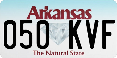 AR license plate 050KVF