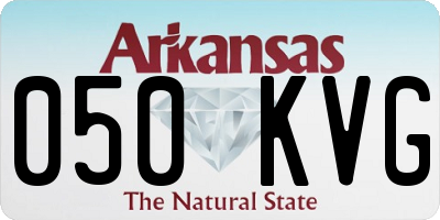 AR license plate 050KVG