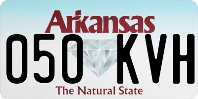 AR license plate 050KVH