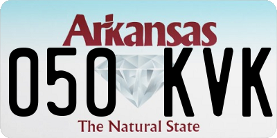 AR license plate 050KVK