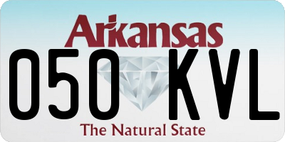 AR license plate 050KVL
