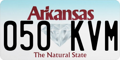 AR license plate 050KVM