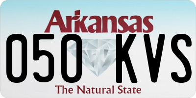 AR license plate 050KVS
