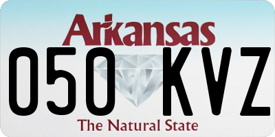 AR license plate 050KVZ