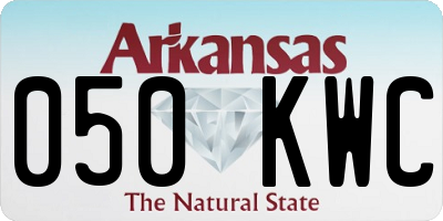 AR license plate 050KWC