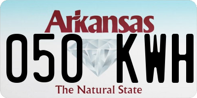 AR license plate 050KWH