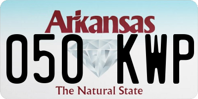 AR license plate 050KWP