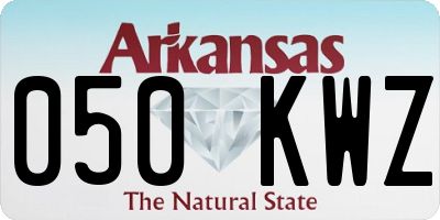 AR license plate 050KWZ