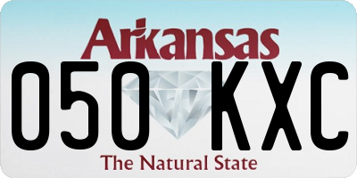 AR license plate 050KXC