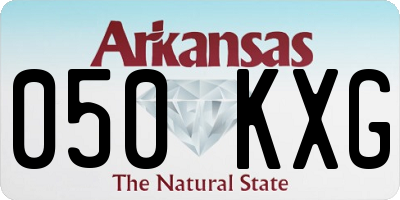 AR license plate 050KXG