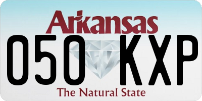 AR license plate 050KXP