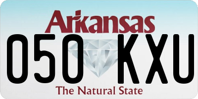 AR license plate 050KXU