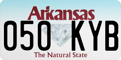 AR license plate 050KYB